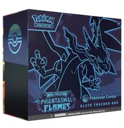 Pokemon TCG Mega Evolution Phantasmal Flame Pokemon Center ETB - Factory Sealed! - Image 1