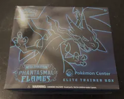 Pokemon TCG Mega Evolution Phantasmal Flame Pokemon Center ETB - Factory Sealed! - Image 1