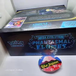 Pokemon TCG Phantasmal Flames Pokemon Center ETB Elite Trainer Box Factory Seal - Image 3