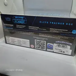 Pokemon TCG Phantasmal Flames Pokemon Center ETB Elite Trainer Box Factory Seal - Image 4