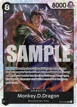 Monkey.D.Dragon Legacy of the Master OP12-094 One Piece Card NM - Image 1