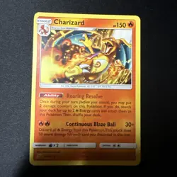POKEMON CHARIZARD 14/181 SUN & MOON TEAM UP NM CONDITION - Image 1