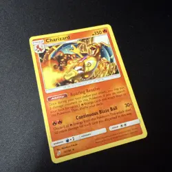 POKEMON CHARIZARD 14/181 SUN & MOON TEAM UP NM CONDITION - Image 3