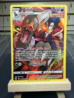 Houndoom TG10/TG30 SWSH09: Brilliant Stars Trainer Gallery - Pokemon Card - NM - Image 1