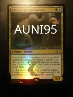 mtg magic biomancer's familiar FOIL FRENCH vf fr familier du biomancien 4 availa - Image 1