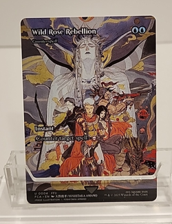 MTG Magic Final Fantasy Wild Rose Rebellion - Counterspell Showcase Amano - Image 1