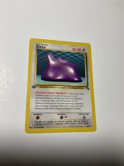 Pokemon TCG 1st Edition Fossil Ditto 18/62 Non Holo NM - Image 1