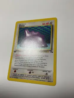 Pokemon TCG 1st Edition Fossil Ditto 18/62 Non Holo NM - Image 2