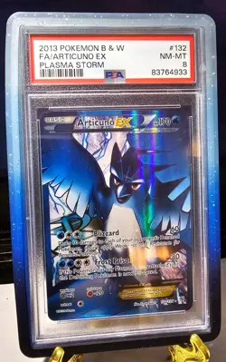 Pokemon TCG Articuno EX 132/135 Plasma Storm PSA 8 Full Art - Image 1