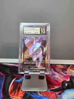 POKEMON CGC 10 PRISTINE TEAM ROCKET'S MEWTWO EX 114/098 SUPER RARE HOLO - Image 1