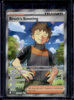2025 Pokemon Journey Together Brock's Scouting #179/159 - Image 1