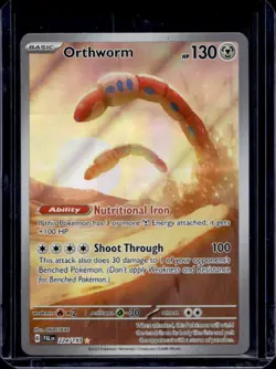 2023 Pokemon SV Paldea Evolved Orthworm #224/193 - Image 1