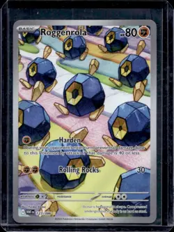 2025 Pokemon White Flare Roggenrola Illustration Rare #127/086 - Image 1