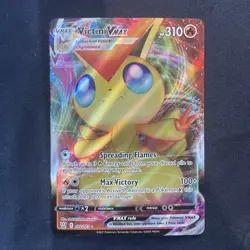 Victini Vmax 022/163 Battle Styles NM Full Art Ultra Rare Pokemon Card - Image 1