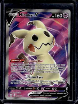 2021 Pokemon SWSH Battle Styles Mimikyu V #148/163 - Image 1