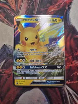 Pokemon TCG Pikachu GX SM232 Holo SM Promo - NM - Image 1