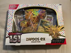 Pokemon TCG Scarlet & Violet 151 Zapdos EX Collection Box Sealed NEW - Image 1