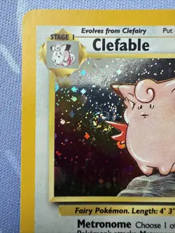 Clefable 5/130 SWIRL HOLO Base Set 2 VINTAGE Pokemon 2000 - Image 4