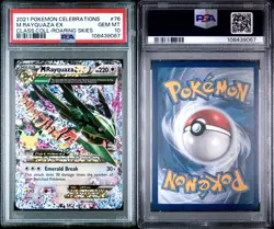 M Rayquaza EX 76/108 Celebrations Pokemon PSA 10 Gem English Mega Classic Coll - Image 3