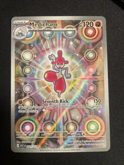 Pokemon Tcg Medicham Alt Rare 241/217 Mega Evolutions Ascended Heroes NM English - Image 1