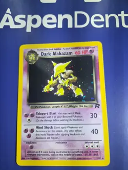 Dark Alakazam 1/82 Team Rocket Holo LP Pokemon TCG - Image 1