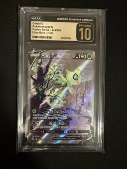 Pokemon Celebi V Fusion Strike Alt Art #245/264 | CGC Pristine 10 - Image 1