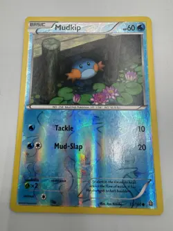 Mudkip 33/160 Common - Pokemon TCG XY: Primal Clash - Reverse Holo (NM) - Image 1