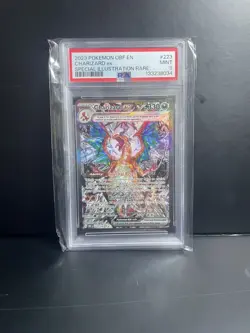 2023 Pokemon SV Obsidian Flames OBF EN Charizard ex #223/197 PSA 9 Mint SIR TCG - Image 2