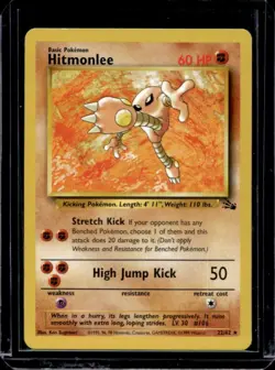 1999 Pokemon Fossil Hitmonlee #22/62 - Image 1