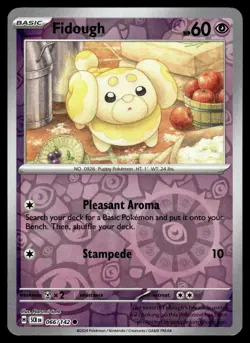 FIDOUGH - 66/142 Common Stellar Crown Pokemon Reverse Holo NM - Image 1