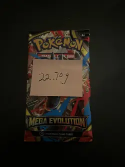 (HEAVY) 22.70g Pokemon TCG Mega Evolution Booster Pack (SEALED)✅ - Image 3