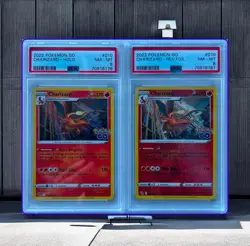 Charizard Holo & Reverse Holo Rare - Pokemon GO #010/078 - Pokemon TCG - PSA 8 - Image 1