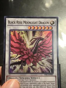 Black Rose Moonlight Dragon Ultra Rare Card YF07-EN001 Limited Edition - Image 3