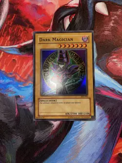 Yugioh! Dark Magician SYE-001 Super Rare Unlimited Light Play - Image 1