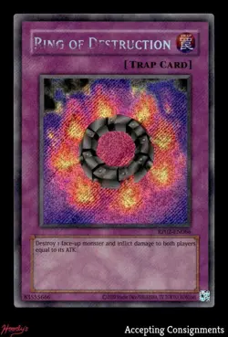 2025 Yu-Gi-Oh! TCG Retro Pack 2 Unlimited #RP02EN066 Ring of Destruction SE - Image 1