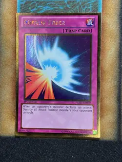 Yugioh MIrror Force PGLD-EN059 Gold Rare 1st Ed NM - Image 1