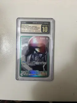 Hody Jones Japanese ￼ Gold Alt Art Leader One Piece TCG Card OP06-020 - Image 3