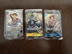 One Piece Monkey D. Luffy P-075,074,& 073 English Promo Tin Set Vol 2 Sealed! - Image 1