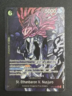 St. Ethanbaron V. Nusjuro OP13-080 Rare Alternate Art Near Mint One Piece Single - Image 1