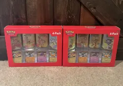 Pokemon TCG Scarlet & Violet 151 Mini Tin 4-Pack Lot 2 Sam’s Club Sealed - Image 1