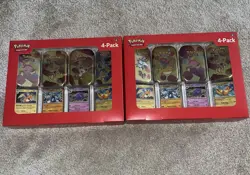Pokemon TCG Scarlet & Violet 151 Mini Tin 4Pack Lot of 2 FactorySealed,Brand New - Image 1