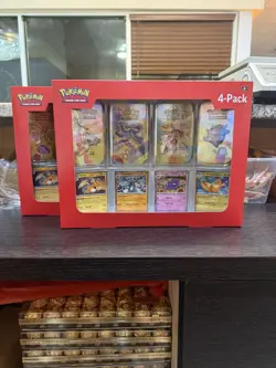 Pokemon TCG Scarlet & Violet 151 Mini Tin 4-Pack Lot 2 Sam’s Club Sealed - Image 1