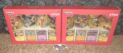 POKEMON TCG SCARLET & VIOLET 151 MINI TIN 4 PACK + 4 PROMO CARDS LOT OF 2 SAMS - Image 1