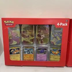 Pokemon TCG Scarlet & Violet 151 Mini Tin 4-Pack Lot Of 2 Sam’s Club Sealed - Image 2