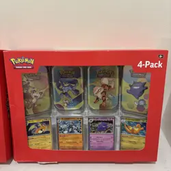 Pokemon TCG Scarlet & Violet 151 Mini Tin 4-Pack Lot Of 2 Sam’s Club Sealed - Image 3