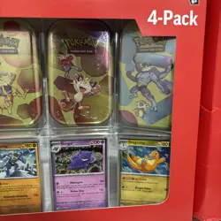 Pokemon TCG Scarlet & Violet 151 Mini Tin 4-Pack Lot Of 2 Sam’s Club Sealed - Image 5