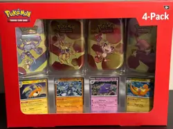 Set of 2 Mini Tin 4-Pack - Pokemon TCG: Scarlet & Violet 151 - Sam's Club - NEW - Image 3