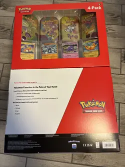 Pokemon TCG Scarlet & Violet 151 Mini Tin 4-Pack Lot Of 2 Sam’s Club Sealed - Image 2