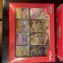 Pokemon TCG Scarlet & Violet 151 Mini Tin 4-Pack Lot of 2 Sam’s Club Sealed NEW! - Image 2