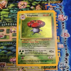 Pokemon TCG Vileplume Jungle 15/64 Holo No Symbol Holo Rare MP - Image 1